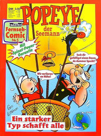 Cover Thumbnail for Bastei Fernseh-Comic (Bastei Verlag, 1992 series) #5 - Popeye der Seemann - Ein starker Typ schafft alle
