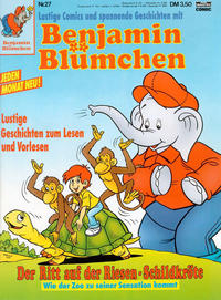 Cover Thumbnail for Benjamin Blümchen (Bastei Verlag, 1990 series) #27