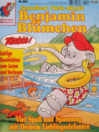 Cover for Benjamin Blümchen (Bastei Verlag, 1996 ? series) #1012