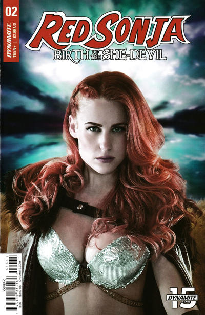 Cover for Red Sonja: Birth of the She-Devil (Dynamite Entertainment, 2019 series) #2 [Cover C Cosplay]