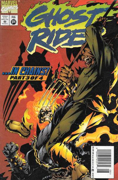 Cover for Ghost Rider (Marvel, 1990 series) #64 [Newsstand]