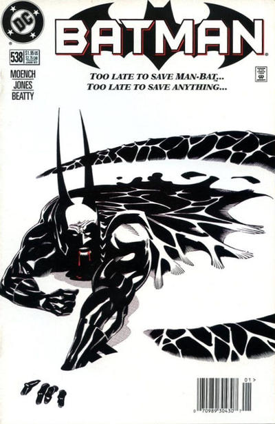 Cover for Batman (DC, 1940 series) #538 [Newsstand]