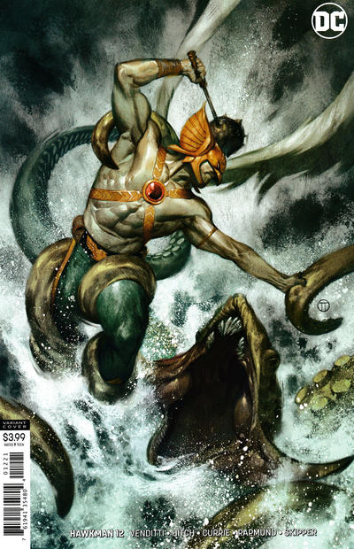 Cover for Hawkman (DC, 2018 series) #12 [Julian Totino Tedesco Variant Cover]
