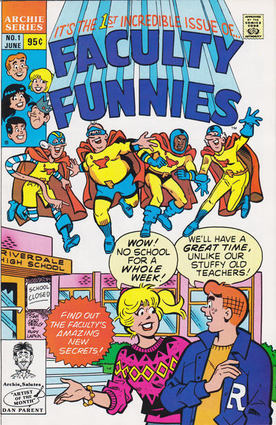 Cover for Faculty Funnies (Archie, 1989 series) #1 [Direct]
