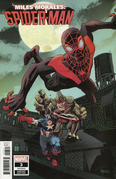 Cover for Miles Morales: Spider-Man (Marvel, 2019 series) #3 (243) [Dan Panosian]
