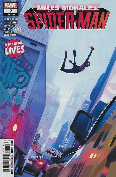 Cover for Miles Morales: Spider-Man (Marvel, 2019 series) #7 (247)