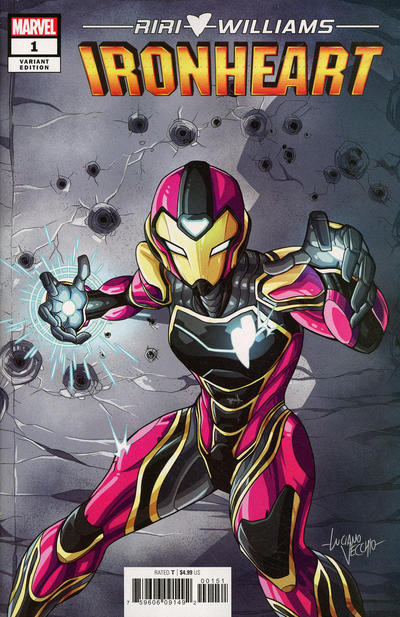 Cover for Ironheart (Marvel, 2019 series) #1 [Luciano Vecchio]