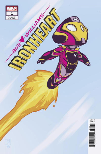 Cover for Ironheart (Marvel, 2019 series) #1 [Skottie Young]