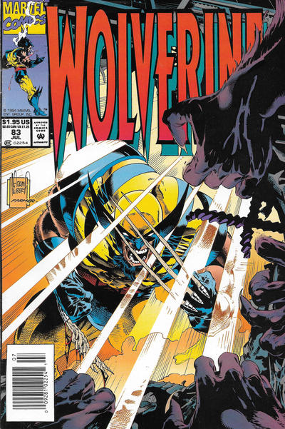 Cover for Wolverine (Marvel, 1988 series) #83 [Newsstand]