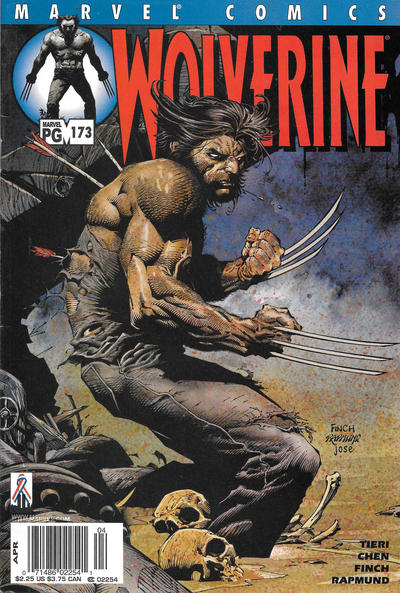 Cover for Wolverine (Marvel, 1988 series) #173 [Newsstand]