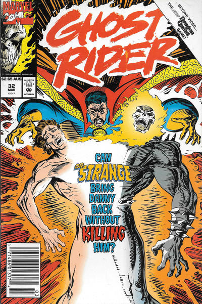 Cover for Ghost Rider (Marvel, 1990 series) #32 [Australian]