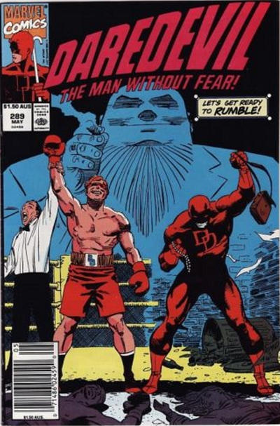 Cover for Daredevil (Marvel, 1964 series) #289 [Australian]