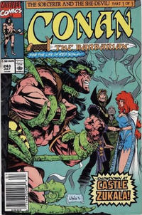 Cover for Conan the Barbarian (Marvel, 1970 series) #243 [Australian]