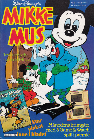 Cover for Mikke Mus (Hjemmet / Egmont, 1980 series) #2/1984
