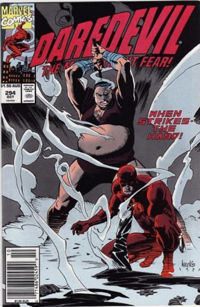 Cover for Daredevil (Marvel, 1964 series) #294 [Australian]
