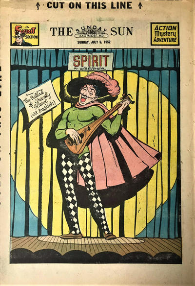 Cover for The Spirit (Register and Tribune Syndicate, 1940 series) #7/6/1952