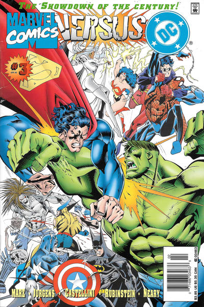 Cover for Marvel versus DC / DC versus Marvel (Marvel, 1996 series) #3 [Newsstand]