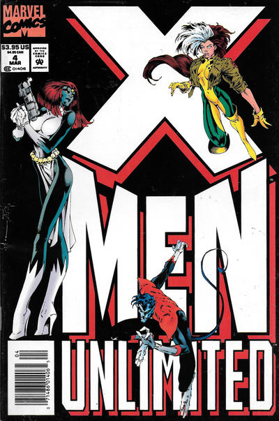Cover for X-Men Unlimited (Marvel, 1993 series) #4 [Newsstand]
