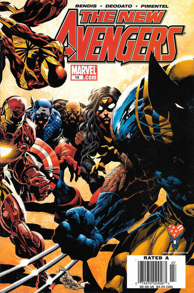 Cover for New Avengers (Marvel, 2005 series) #19 [Newsstand]