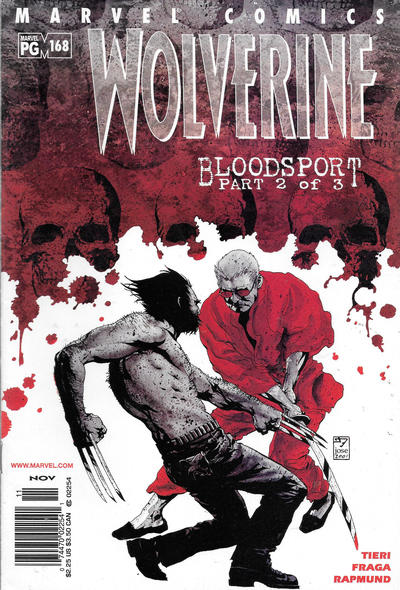 Cover for Wolverine (Marvel, 1988 series) #168 [Newsstand]