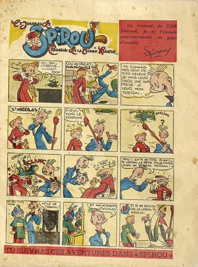 Cover for Le Journal de Spirou (Dupuis, 1938 series) #0/1946