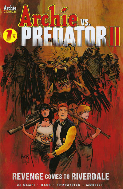 Cover for Archie vs. Predator II (Archie, 2019 series) #1 [Cover A - Robert Hack]