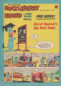 Cover Thumbnail for Huckleberry Hound Weekly (City Magazines, 1961 series) #17 September 1966 [259]