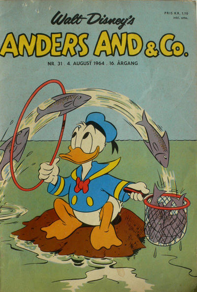 Cover for Anders And & Co. (Egmont, 1949 series) #31/1964