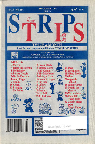 Cover for Strips (American Publishing, 1988 ? series) #v9#21A