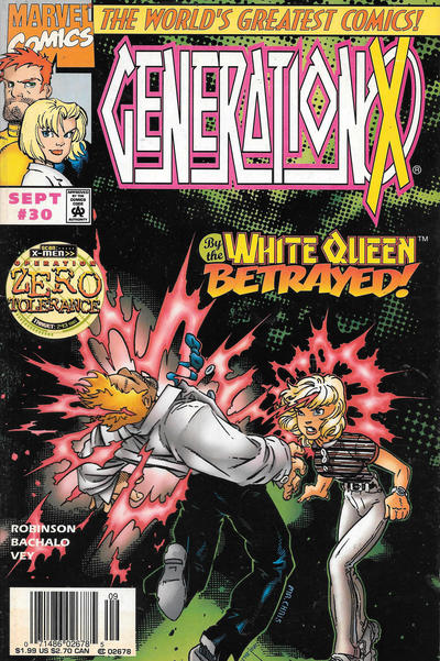 Cover for Generation X (Marvel, 1994 series) #30 [Newsstand]