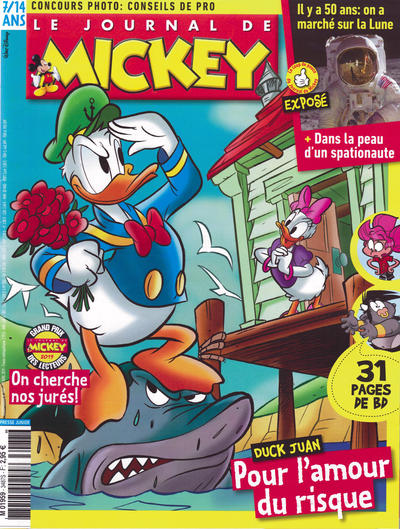 Cover for Le Journal de Mickey (Hachette, 1952 series) #3487