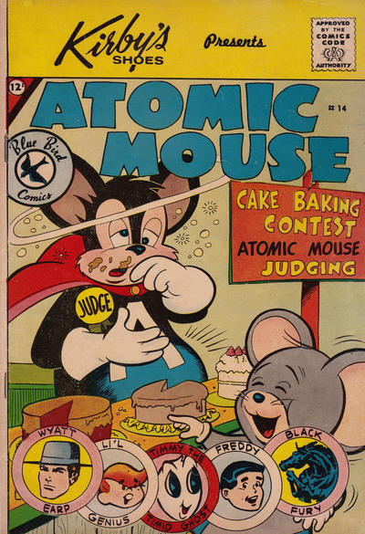 Cover for Atomic Mouse (Charlton, 1961 series) #14 [Kirby's Shoes]