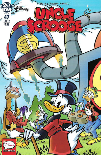 Cover for Uncle Scrooge (IDW, 2015 series) #47 / 451 [Cover A - Marco Mazzarello]