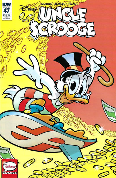 Cover for Uncle Scrooge (IDW, 2015 series) #47 / 451 [Retailer Incentive - Andrea Freccero]