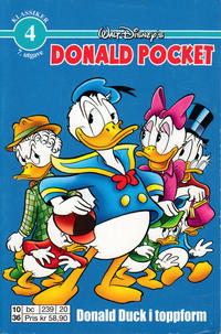 Cover Thumbnail for Donald Pocket (Hjemmet / Egmont, 1968 series) #4 - Donald Duck i toppform [6. opplag bc 239 20]