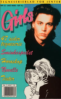 Cover Thumbnail for Girls (Hjemmet / Egmont, 1989 series) #12/1992