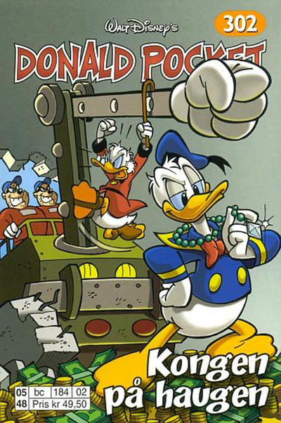 Cover for Donald Pocket (Hjemmet / Egmont, 1968 series) #302 - Kongen på haugen [1. opplag]