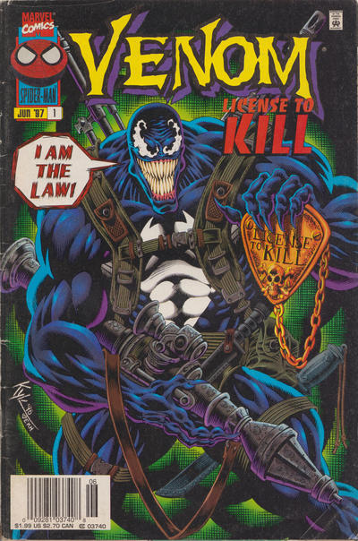 Cover for Venom: License to Kill (Marvel, 1997 series) #1 [Newsstand]