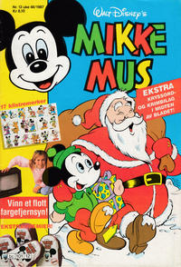 Cover Thumbnail for Mikke Mus (Hjemmet / Egmont, 1980 series) #12/1987