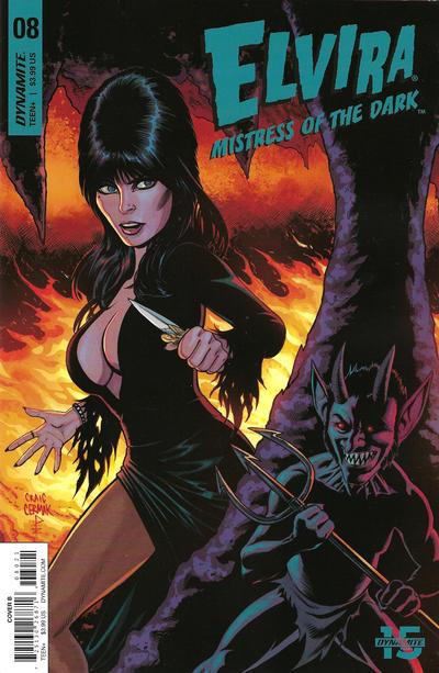 Cover for Elvira Mistress of the Dark (Dynamite Entertainment, 2018 series) #8 [Cover B Craig Cermak]