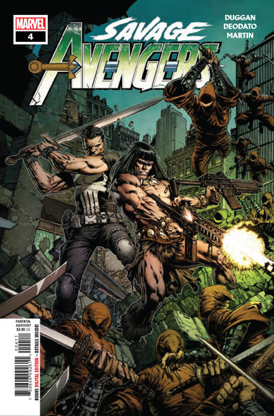 Cover for Savage Avengers (Marvel, 2019 series) #4 [David Finch]