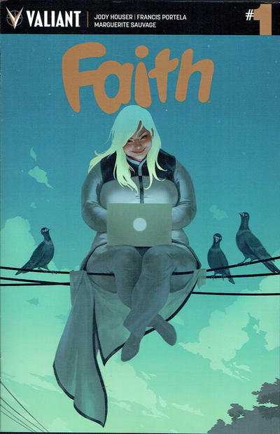 Cover for Faith (Valiant Entertainment, 2016 series) #1 [Gold Logo]