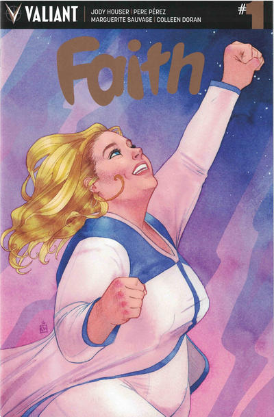 Cover for Faith (Ongoing) (Valiant Entertainment, 2016 series) #1 [Gold Logo]