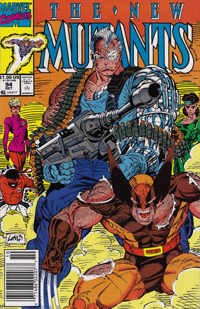 Cover for The New Mutants (Marvel, 1983 series) #94 [Mark Jewelers]