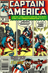 Cover for Captain America (Marvel, 1968 series) #355 [Newsstand]