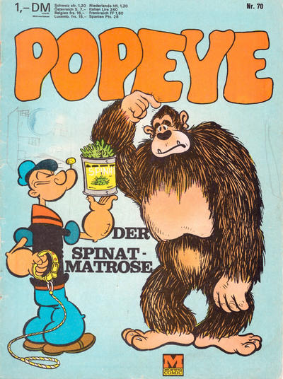 Cover for Popeye (Moewig, 1969 series) #70