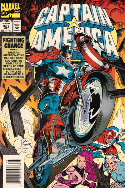 Cover for Captain America (Marvel, 1968 series) #427 [Newsstand]