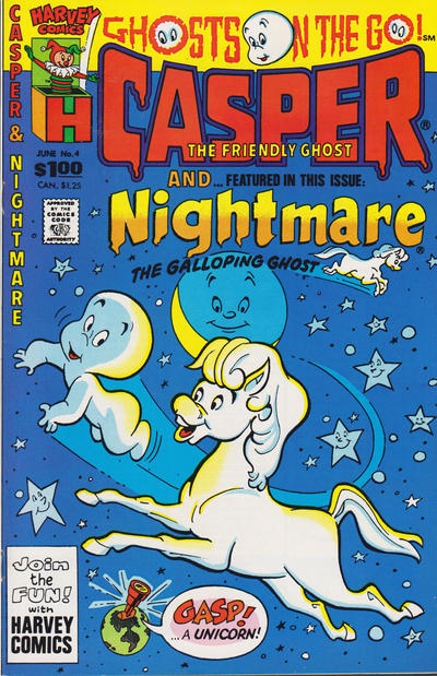 Cover for Casper and ... (Harvey, 1987 series) #4 [Direct]