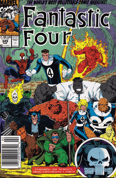 Cover for Fantastic Four (Marvel, 1961 series) #349 [Mark Jewelers]
