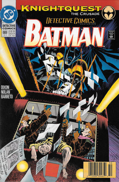 Cover for Detective Comics (DC, 1937 series) #669 [Newsstand]